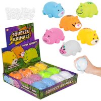 3" Squeezy Animals