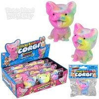 2.75" Sticky Rainbow Corgi 12ct