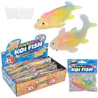 4.5" Sticky Rainbow Koi Fish 12ct