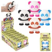 3" Squeezy Suction Panda 12ct
