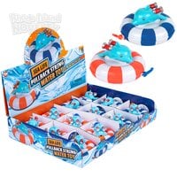 4.25" Sea Life Pull Back String Water Toy