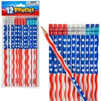 7.5" American Flag Pencil