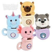 8" Coffee Cup Animals