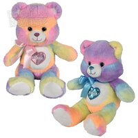 15" Cotton Candy Heart Bear