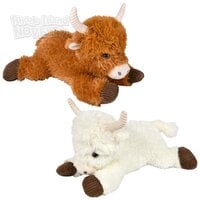 15" Laying Highland Cow