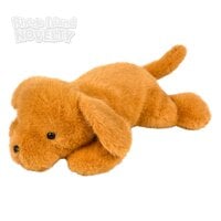 15" Laying Mink Dog