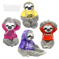18.5" Sloth With Hoodie