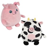 6" Squishy-Ishy Pig And Cow