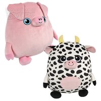 (VP) 20" Squishy-Ishy Pig And Cow
