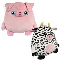 (VP) 24" Squishy-Ishy Pig And Cow