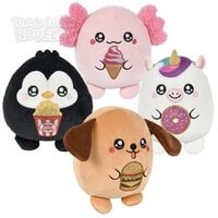 6" Foodie Animal Squishy-Ishies