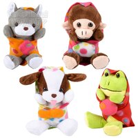 8" Blanket Baby Animal Plush Assortment