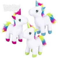 9" Baby Rainbow Unicorn