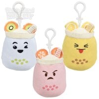 4" Bubble Tea Backpack Clip
