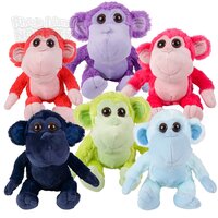 16" Colorful Monkeys Plush