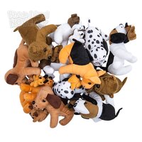 9" Plush Dogs Holding Puppies