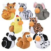 6" Duck Animal Plush Assortment