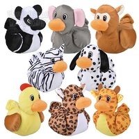 8" Duck Animal Plush Assortment