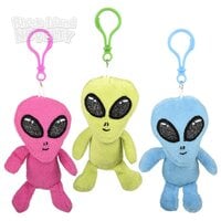 3" Galactic Alien Backpack Clip