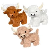 8" Highland Cow Natural
