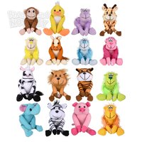 Long Arm Plush Assortment 7.5"-8" 36pc/Un