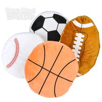 16" Plush Sports Ball Pillows