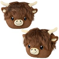 16" Plush Highland Cow Pillow