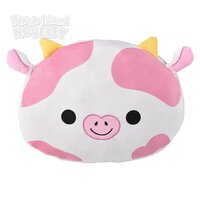 16" Kawaii Strawberry Cow Pillow