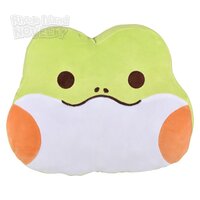 16" Kawaii Frog Plush Pillow