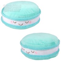 14" Teal Macaron Plush Pillow