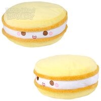 14" Yellow Macaron Plush Pillow