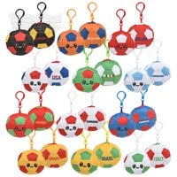 3" Country Soccer Backpack Clip