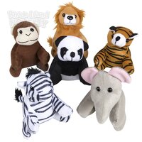 5" Plush Zoo Animal