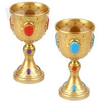 Crown Plastic Goblet 8oz 7"
