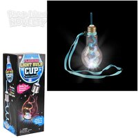 16oz Flashing Light Bulb Cup With Lanyard