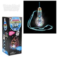 16oz Flashing Light Bulb Cup With Lanyard
