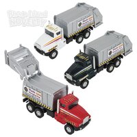 6" Die-Cast Pull Back Sanitation Truck 144/