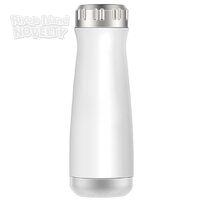 17oz Double Wall White Insulated Bottle