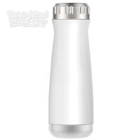 17oz Double Wall White Insulated Bottle