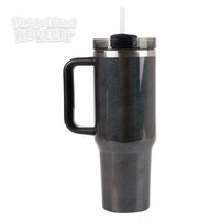 Jumbo Glitter Tumbler With Handle 40oz