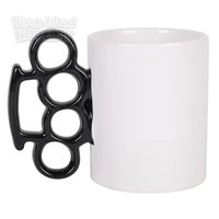 White Brass Knuckle Mug