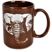 Etched Elephant Mug