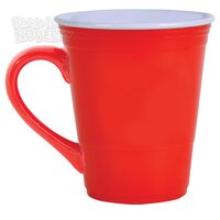 12oz Red Ceramic Mug