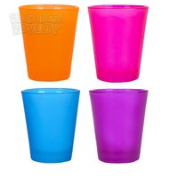 Neon Frosted Shot Glass