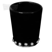 Black Shot Glass With Rhinestone