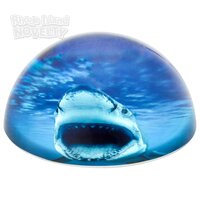 80 mm Dome Paperweight Great White Shark