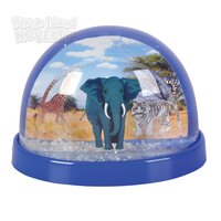 Plastic Dome Zoo Waterglobe