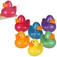 Big Metallic Rubber Duckies 6"