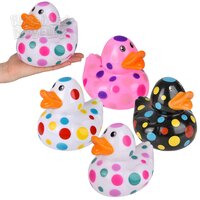 Big Polka Dot Rubber Ducky 6"