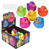Duckies Assorted Colors 2" 24/Disp